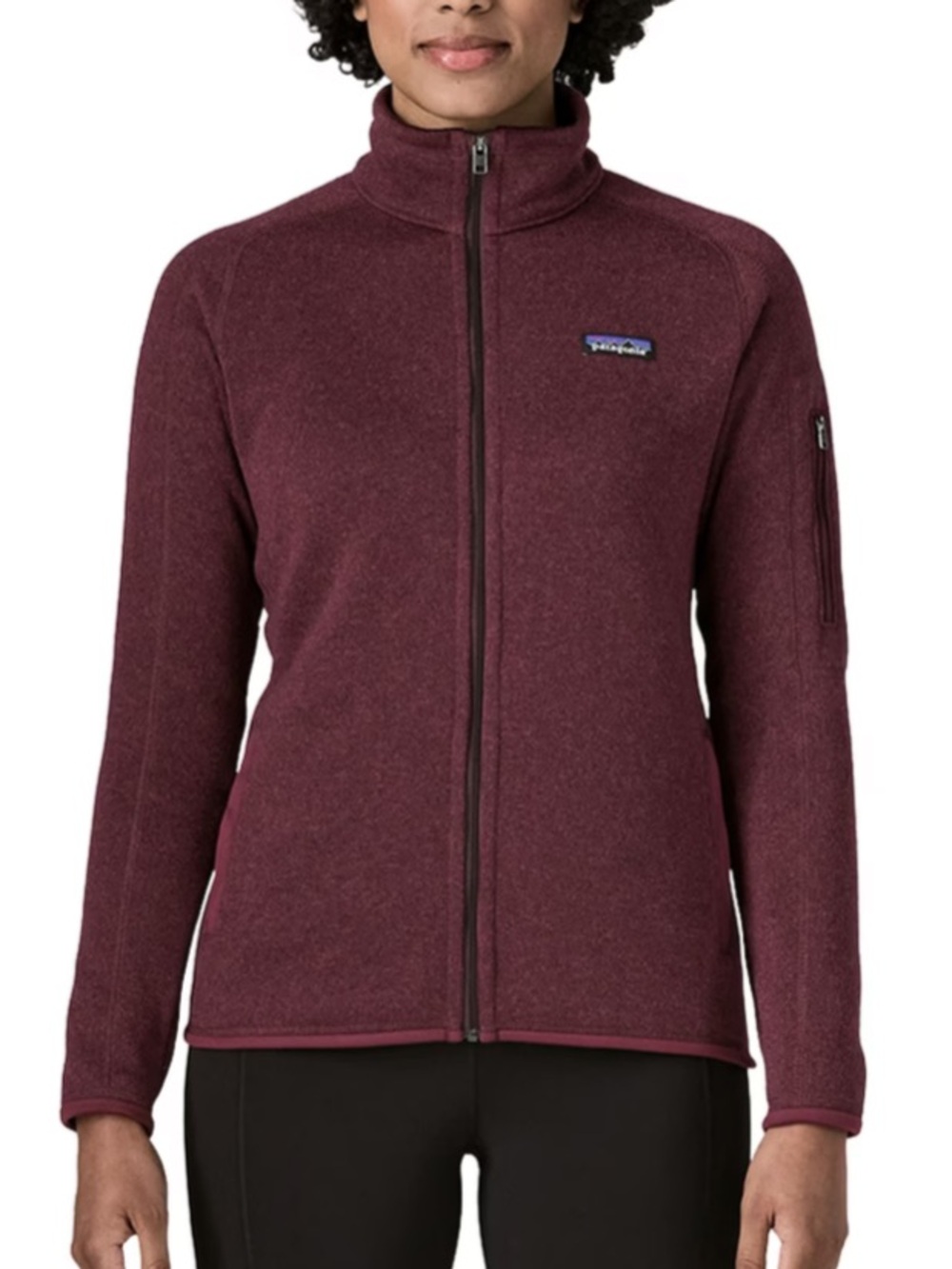 Patagonia Better Sweater Jacket Women's XL Burgundy